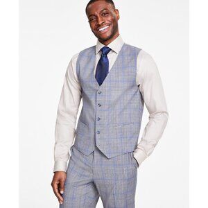 Tayion Collection Men's Classic Fit Suit Vest Multicolor S B4HP